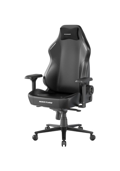 Dxracer Martıan Serisi Deri Oyun Koltuğu, 4d Kolçaklar, 4d Entegre Bel Desteği, 90 135 Sırt Yatma Desteğ Siyah