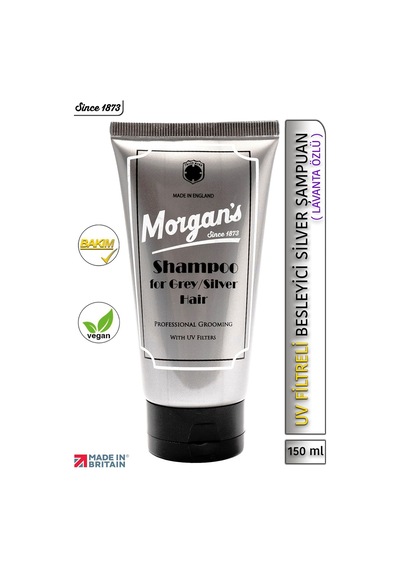 Morgan's Grey & Silver Shampoo - Beyaz Ve Gri Saçlar Için Şampuan 150 Ml