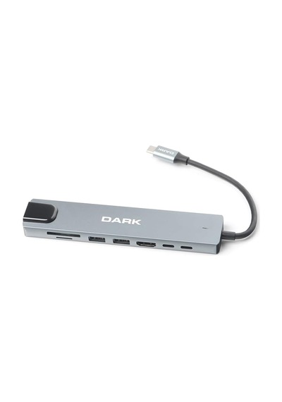 Usb 3,1 Type C 9 İn 1 Ethernet/hdmı/tf Sd Kart Okuyucu/usb 3,0 / Kulaklık Çoklayıcı Dönüştürücü