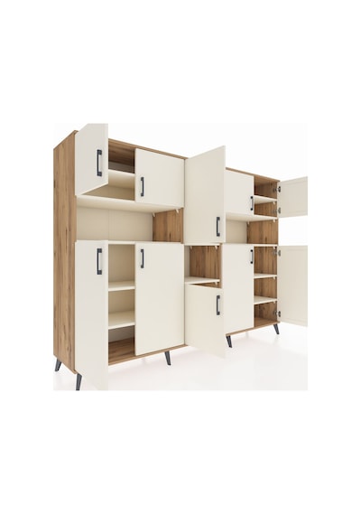 Hyperion Dolap 14 Raflı 10 Kapaklı 220x44x163 Çam-aytaşı Çam-aytaşı Hyperion Dolap 14 Raflı 10 Kapaklı 220x44x163 Çam-aytaşı Çam-aytaşı