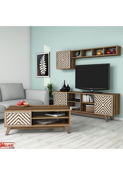 Variant Inci Tv Ünitesi Ve Orta Sehpa Takımı - Beyaz