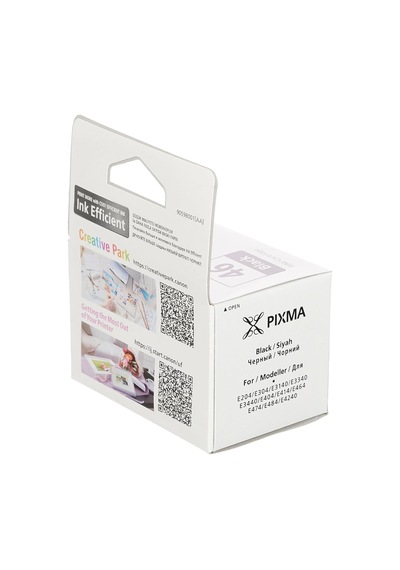 Lexroo Pg-46  Siyah Mürekkep Kartuşu, 400 Sayfa Baskı 9059b001