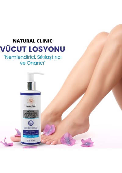 Natural Clinic Nemlendirici ve Sıkılaştırıcı Doğal Vücut Losyonu 200 ML