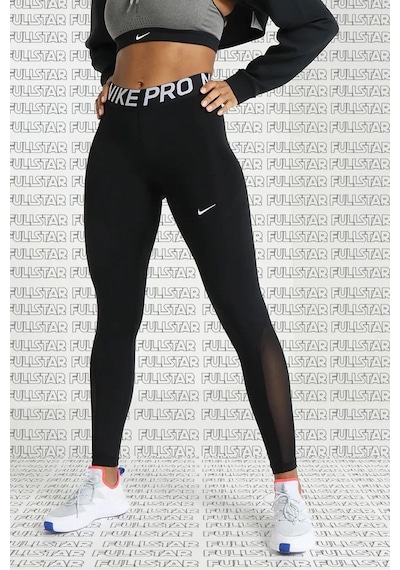 Nike Pro Tigh Fit Full Length Leggings Toparlayıcı Tam Boy Siyah Tayt Siyah