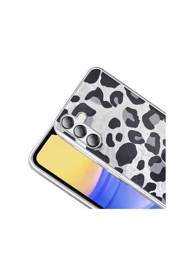 Noktaks - Galaxy A56 Uyumlu Kılıf Desenli Koruyucu Sert Mep Kapak - İncili Fiyonk - T36854