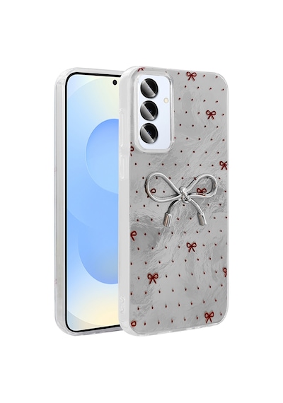 Noktaks - Galaxy S25 Uyumlu Kılıf Kamera Korumalı Figürlü Ponti Silikon Kapak - Açık Mavi - T36580