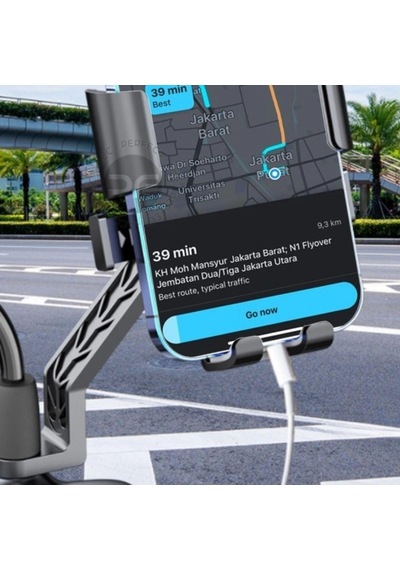 Motor,motosiklet,bisiklet ,scooter İçin 360 Derece Dönebilen Dikiz Aynası Versiyonu Telefon Tutucu A Çok Renkli