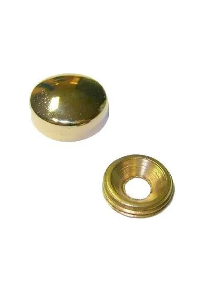 Dekoratif Vida Kapağı Sarı 15mm - 10 Adet 15 MM