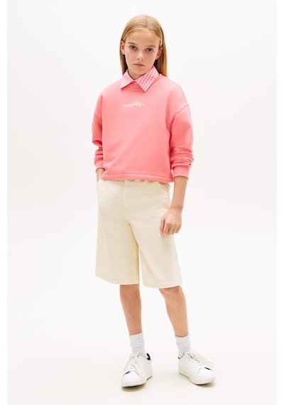 Tommy Hilfiger Kız Çocuk Sweat Kg0kg09128 Pembe