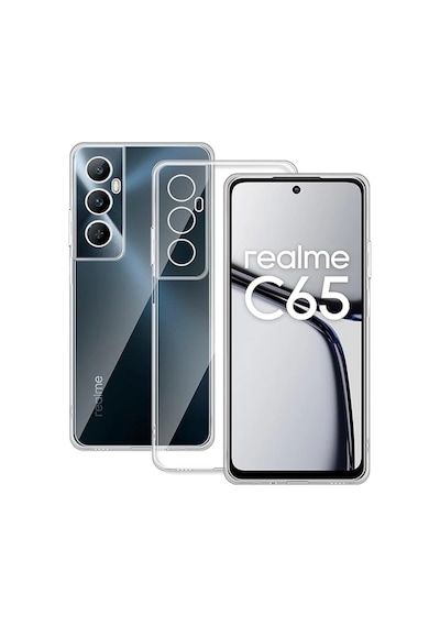 Newface - 509 - Realme C65 Kılıf Lüx - Ece-umay - Şeffaf Silikon