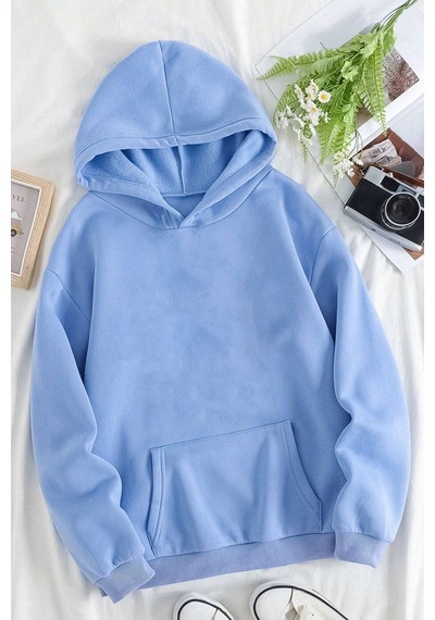 Uyguntarz Unisex Sunset Baskılı Sweatshirt Bebe Mavisi