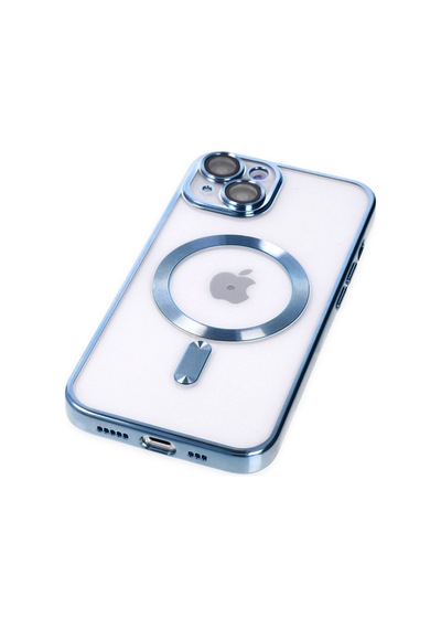 Apple iPhone Uyumlu  14 Uyumlu Kılıf Kross Magneticsafe Kapak - Sierra Blue