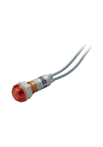 Ic 227 Sinyal Lambası Kırmızı 10 MM Plastik 220V Ac
