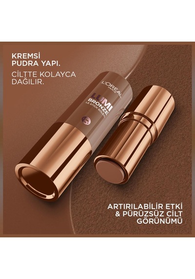 L'oreal Cosmetics Lumi Bronzlaştırıcı Stick - 110 Toasted Sunlight Diğer