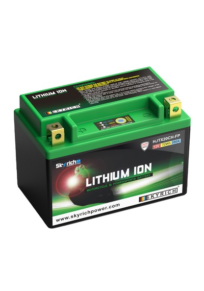 Hjtx20ch-fp Skyrich Lityum Motosiklet Aküsü 12.8v 6ah 390cca 150 87 105