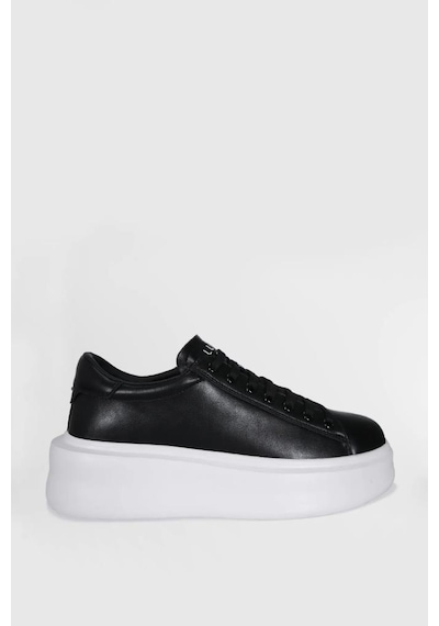 Lufian Lufıan Gage Siyah Deri Erkek Sneaker 001