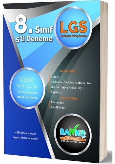 Banko Plus 8. Sınıf Lgs 5 Deneme