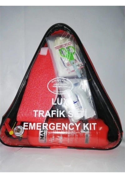 Erkaotomotiv Tüv Uyumlu 4 Yıl Yangın Söndürme Cihazlı Trafik Seti