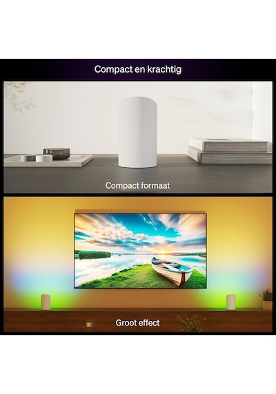 Philips Hue Flare Akıllı Duvar Aydınlatma - Beyaz - Renkli Işık, Colorcast Teknolojisi, Bluetooth Uyumlu, Alexa, A Diğer