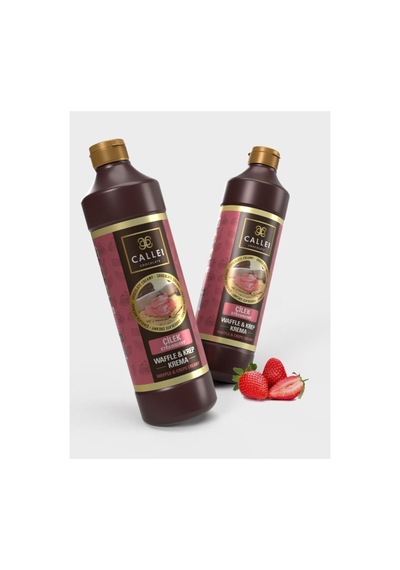 Waffle Sos Şişe 1000 Gr Çilek