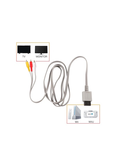 Nintendo Wii U Tv Av Kablosu Wii Görüntü Kablosu Wii Aksesuar Wii Wii U Kablo