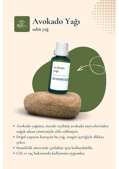 Avokado Yağı 30 Ml - Cilt, Vücut Ve Saç Uçları İçin Yoğun Doku