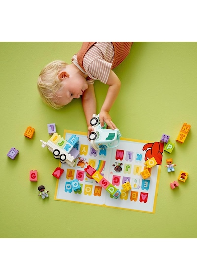 LEGO® DUPLO® Kasabası Alfabe Kamyonu Oyuncağı 10421 2+ Eğitici Oyuncak Yapım Seti - 36 Parça