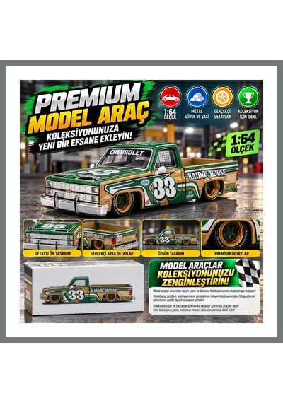Bezos X Kaido House 1/64 Chevrolet Silverado Kaıdo Intimidator V2 Mmbz