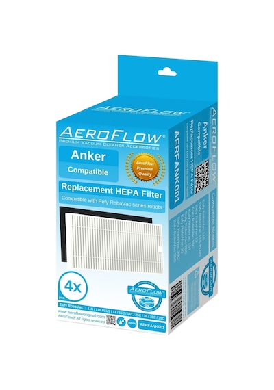 Srfn Ticaret Aeroflow Eufy Robovac 30c Hepa Filtre Seti 4 Adet -