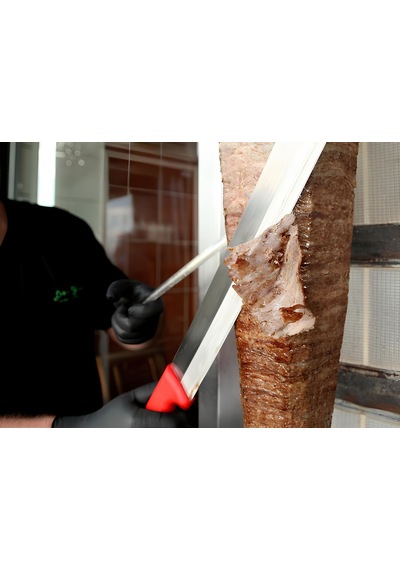 Heritagen Döner Bıçağı 55 Cm Paslanmaz Çelik Turuncu
