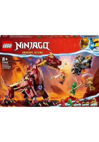 LEGO® Ninjago 71793 Heatwave Dönüşen Lav Ejderhası 479 Parça
