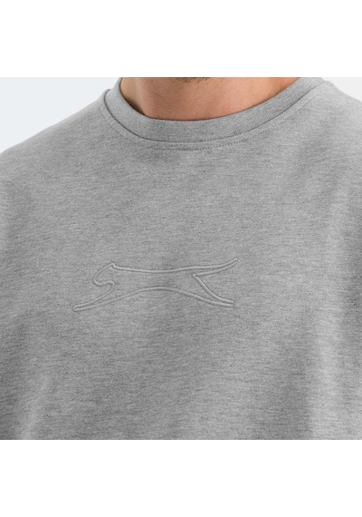 Slazenger VADIK Oversize Erkek  Gri Sweatshirt