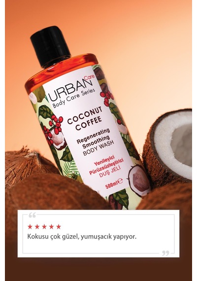 Urban Care Body Series Coconut Coffee Duş Jeli 750 Ml 2 Adet Hindistan Cevizi