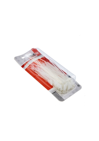 Tek-iş Plastik Kablo Bağı Cırt Kelepçe 100 Mm X 2.5 Mm Beyaz 20 Adet
