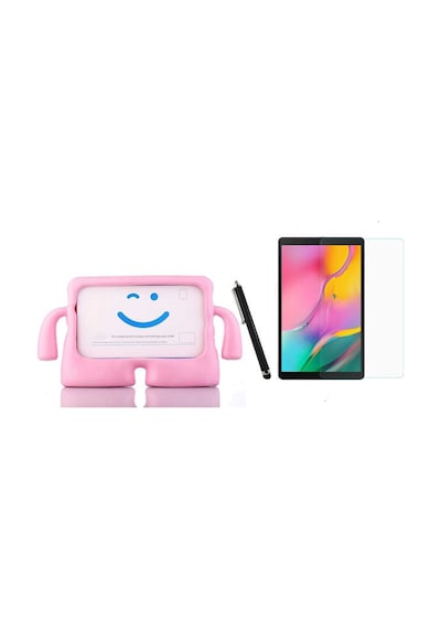 Samsung Galaxy Tab 3 Lite Sm-t110 Sm-t113 7'' Kılıf Karakter Ibuy Silikon Kılıf + Ekran Koruyucu Arka Kapak