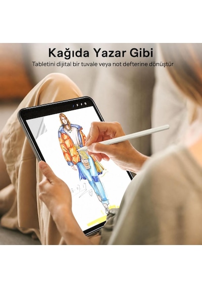 Casper Pad M10 Pro İle Uyumlu Paperfeel Ekran Koruyucu 12.2 İnç, Kağıt Hissi Veren Mat Dokulu Yüzey, Kalem Uyumlu, Not Alma Ve Çizim İçin
