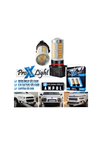 Gündüz Far Ampulü Sinyal Park Led Turuncu Ampul Psx24W P13W