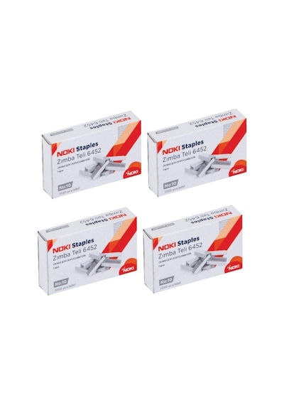 Küçük Beyaz Zımba Teli No:10 1000'li X 4 Paket