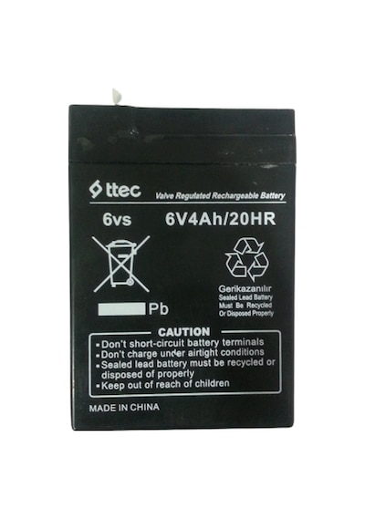 Ttec 6v 4ah Bakımsız Kuru Akü N11.19722