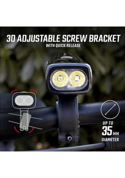 Sıgma Sigma Buster1100 Usb Şarjlı Far 024 Siyah