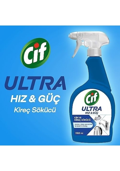 Ultra Hız & Kireç Sökücü Sprey Leke Ve Kir Çıkarıcı 1000 Ml 0