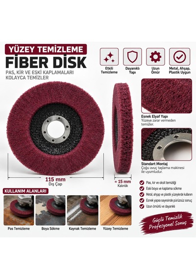 115 Mm Skoç Disk Avuç Taşlama Uyumlu