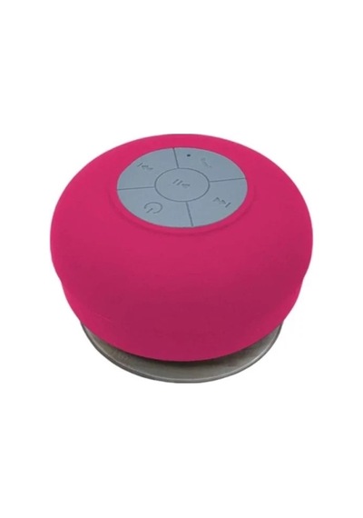 Mini Duş Hoparlörü Su Geçirmez Bluetooth 8x8 Cm Çok Renkli