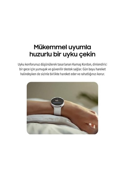 Galaxy Watch 8 40mm/44mm / Watch 8 Classic 46mm İle Uyumlu Nylon Loop Velcro Kumaş Kordon Dinamik Lug Sistemi, Ayarlanabilir Cırt Cırtlı, Ultra Hafif Sport Loop Kayış
