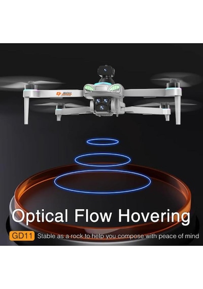 Gd11 Fpv Drone 4k Eıs Kamera Fırçasız Motor Tasıma Cantalı Kulaklık Ve Akıllı Bileklik Hediyeli