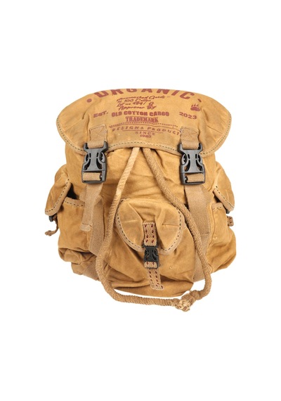 oldcottoncargo OLD COTTON CARGO AHTAPOT MODEL UNİSEX SIRT ÇANTASI 5093 CAMEL