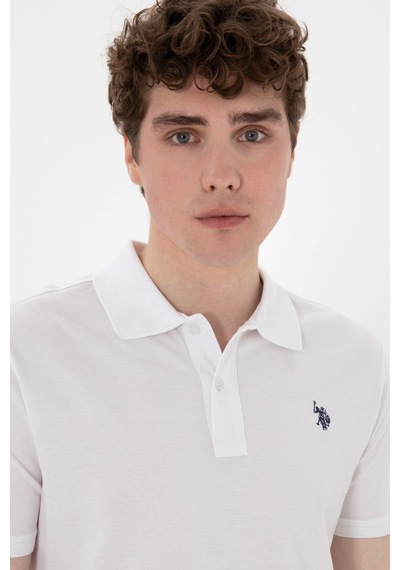 U.s. Polo Assn. Erkek Polo T-shirt 2084383 Beyaz