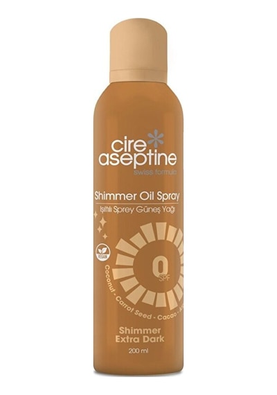 Cire Aseptine Shimmer Oil Işıltılı Güneş Yağı Sprey 200 ML