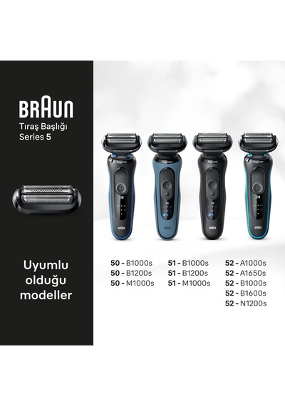 Series 5 Elektrikli Tıraş Makinesi Yedek Başlığı, 54b Diğer