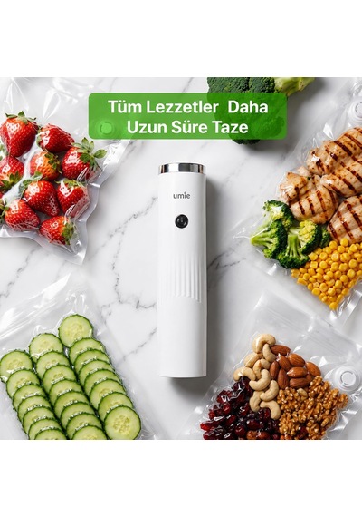 Lexroo Dkm13 1800mah 30 Adet Poşet li Otomatik Dikey Gıda Vakumlama Aleti
